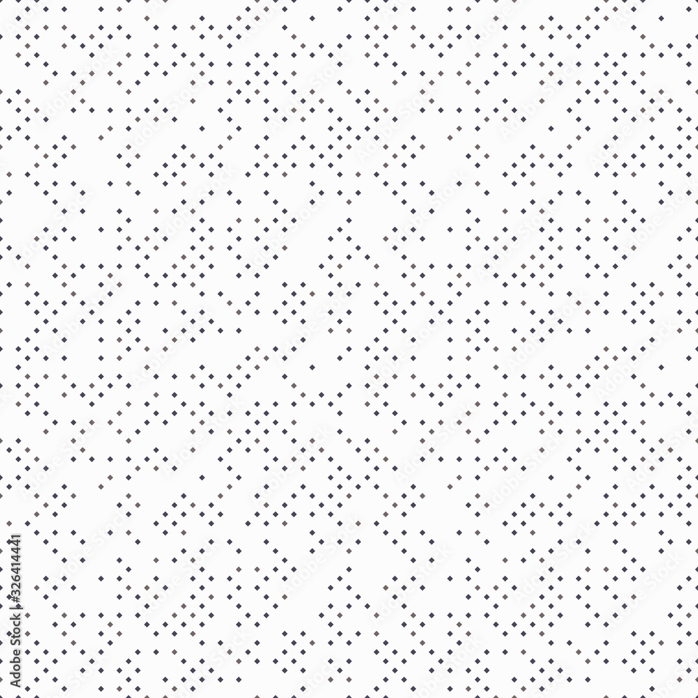 Poster dots seamless pattern background. small squares and pixels. small particles.