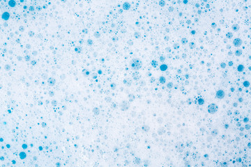 Bath foam close up. Bubble. Cosmetic cleanser.