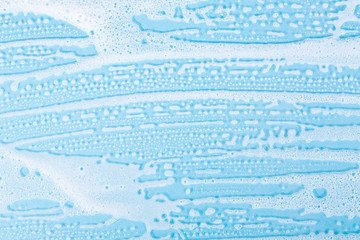 Bath foam close up. Bubble. Cosmetic cleanser.