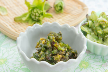 ふきのとうの油みそ