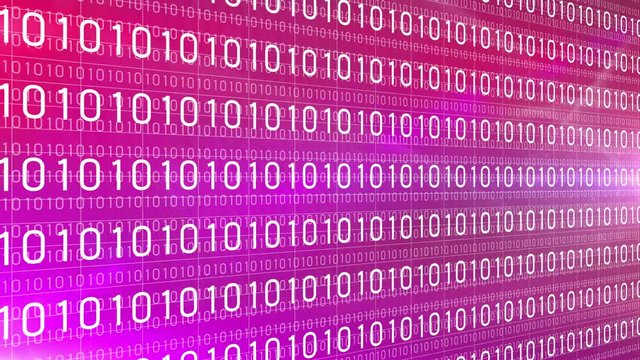 digital number motion backgorunds 4K