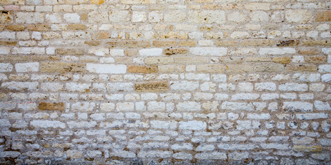 Medieval Background stone White grunge brick wall texture