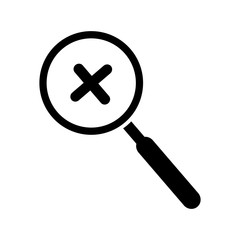 magnify icon vector template