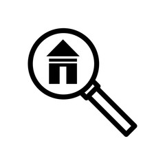 magnify icon vector template