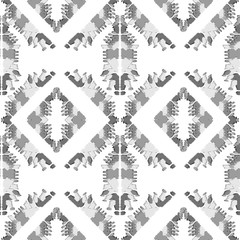 Ethnic wave pattern. Seamless  ehnic carpet African pattern.  Aztec style. Geometric mosaic