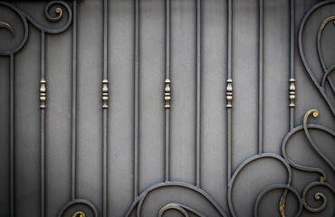 beautiful decorative metal elements forged wrought iron gates