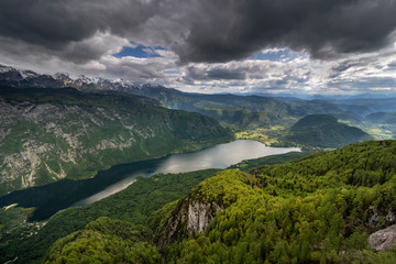 Fototapeta premium Wocheiner See, Slowenien