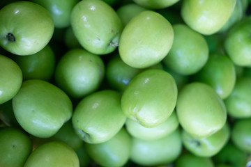 Jujube fruit is a tropical fruit in Asia.
