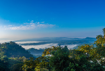 Clouds from top of the Hill at Sajek