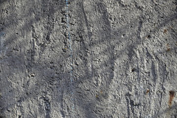 Cement wall with cracks in industrial building, surface for your design and texture background.