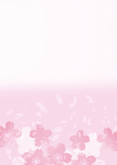 桜　背景イラスト