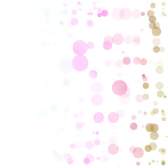 Bubbles Circle Dots Unique Colorful Bright Vector Background