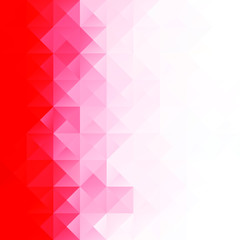 Pink Polygonal Mosaic Background, Creative Design Templates