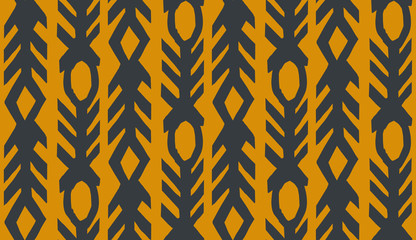 orange seamless pattern. simple rough ethnic background