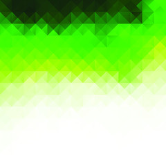 Green Polygonal Mosaic Background, Creative Design Templates