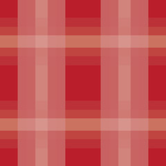 Vector Seamless red and white plaid background