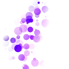 Bubbles Circle Dots Unique Purple Bright Vector Background