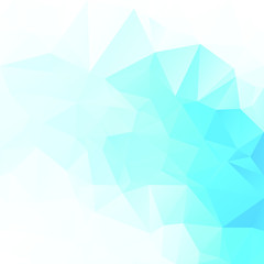 Blue Polygonal Mosaic Background, Creative Design Templates