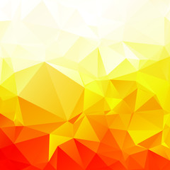 Obraz premium Orange Polygonal Mosaic Background, Creative Design Templates