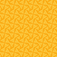 Yellow Background. Seamless  Geometric Pattern. Vector.