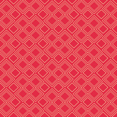 Fototapeta premium Geometric Seamless Pattern. Red Background Pattern. Vector Graphics.