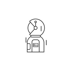 Astronaut icon. Vector sign