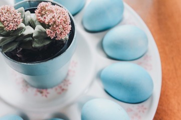 cup of tea with flowers