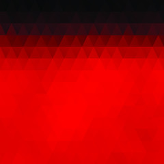 Red Polygonal Mosaic Background, Creative Design Templates
