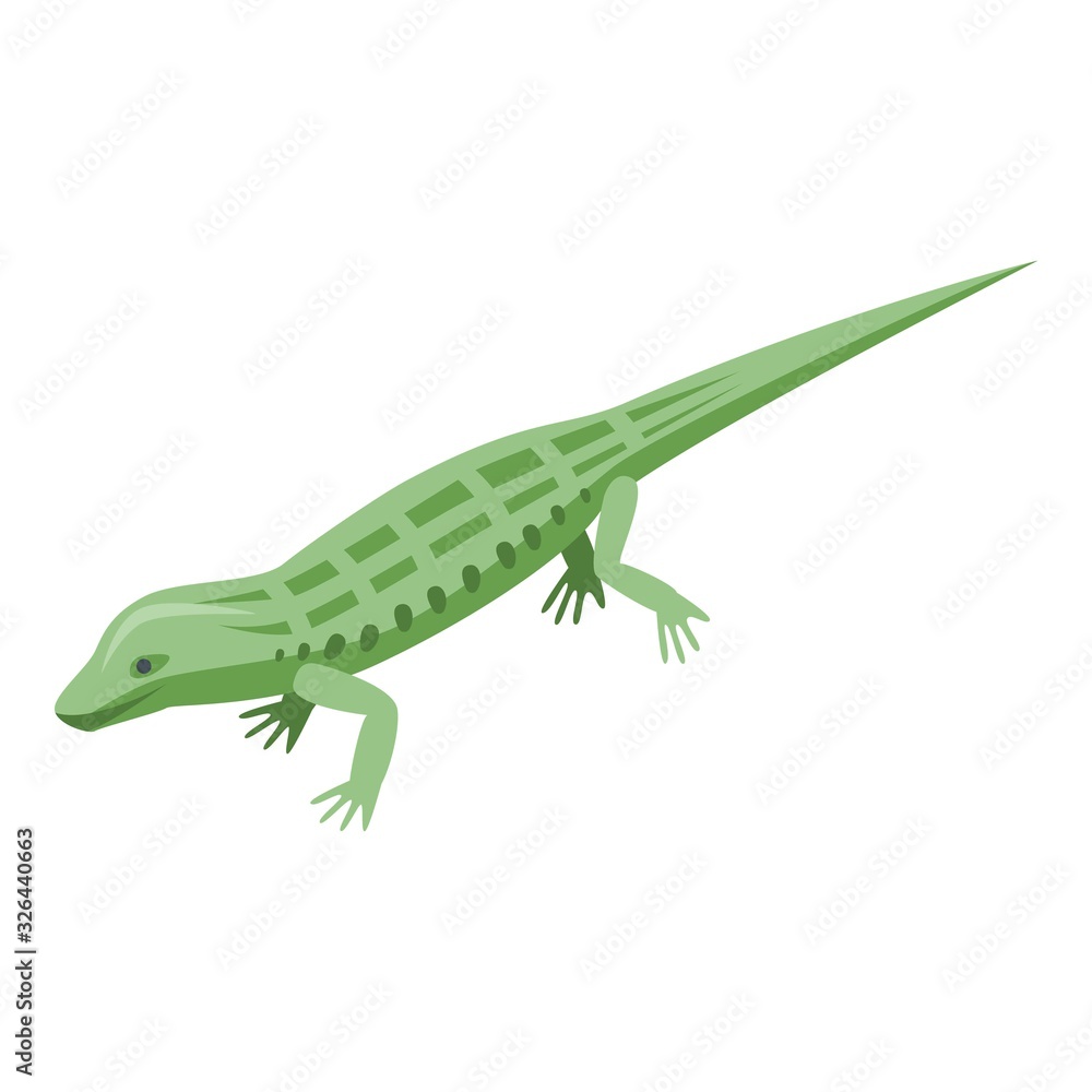 Aufkleber wild reptile icon. isometric of wild reptile vector icon for web design isolated on white background