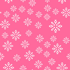 Abstract Pink Background Pattern. Seamless Wallpaper For Your Design. Vector Image.