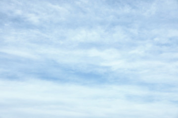 Picturesque view of beautiful light blue sky