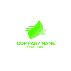 leaf logo, green business logo, community company logo