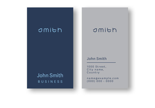 Modern Business Card Layout