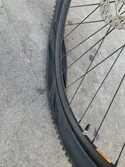 Goma pinchada Bicicleta