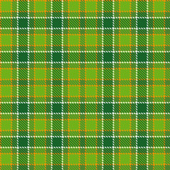 Tartan  Seamless Pattern  Background to St. Patrick's Day. - 326445648