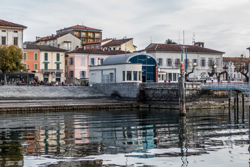 Fototapeta premium Luino: the lakefront
