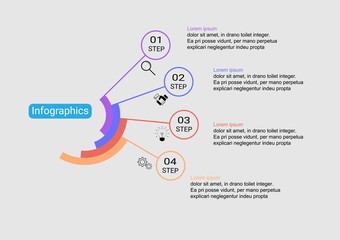 Timeline infographics design vector template and marketing icons for illustration.