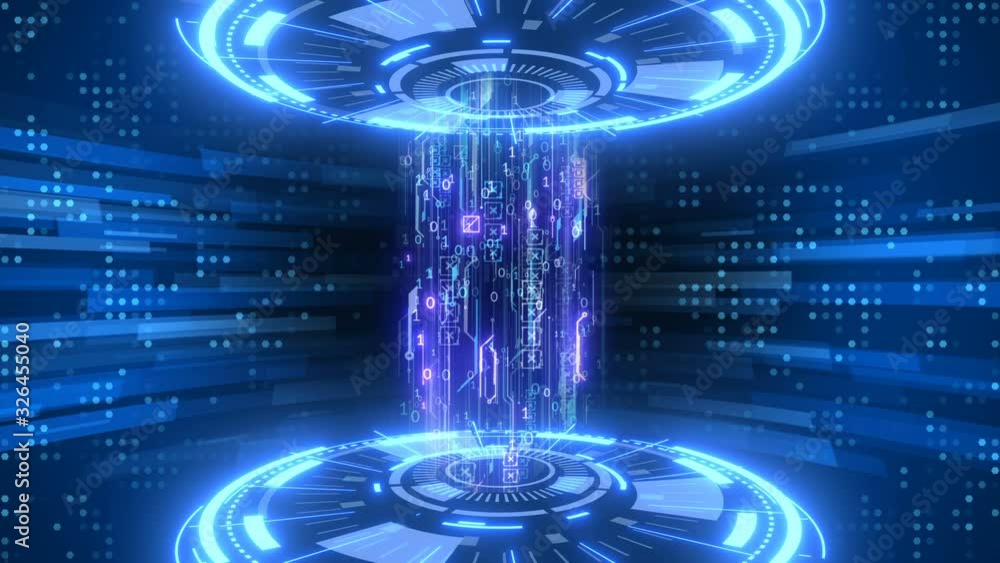 Poster technology background data transfer interface