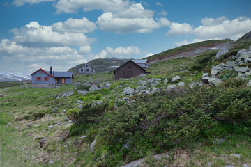 house in the mountains