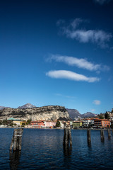 Fototapeta premium Bay of Riva da Garda, Italia