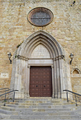 Fototapeta na wymiar Iglesia Santa Maria de Blanes Girona España