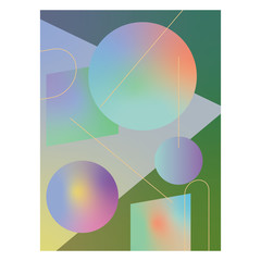 背景　ポスターデザイン　アブストラクト