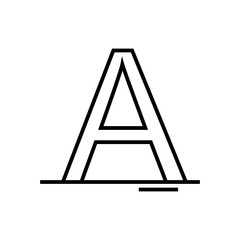 Graphic design line icon, concept sign, outline vector illustration, linear symbol.