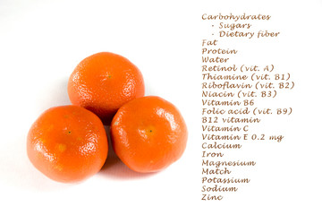Fruta habitual como postres o condimento de cocina con indicación de sus propiedades.