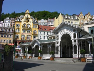 Karlovy Vary, Czech Repub., Cityscape