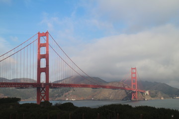 Golden Gate bridge in san francisco