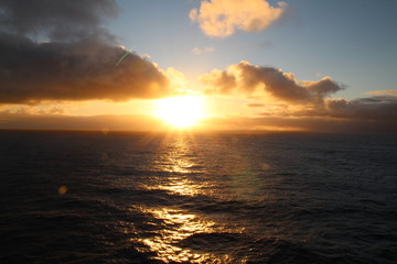 Sonnenuntergang im Atlantik