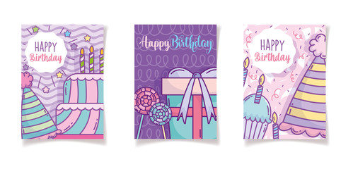 happy birthday celebration party invitation cards decoration