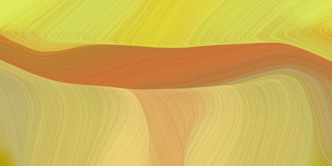 background graphic with abstract waves design with dark khaki, bronze and khaki color