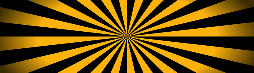 Yellow light rays background vector